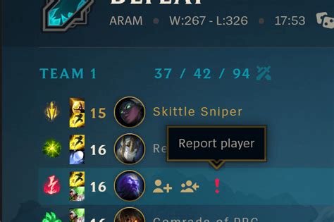 lol report player